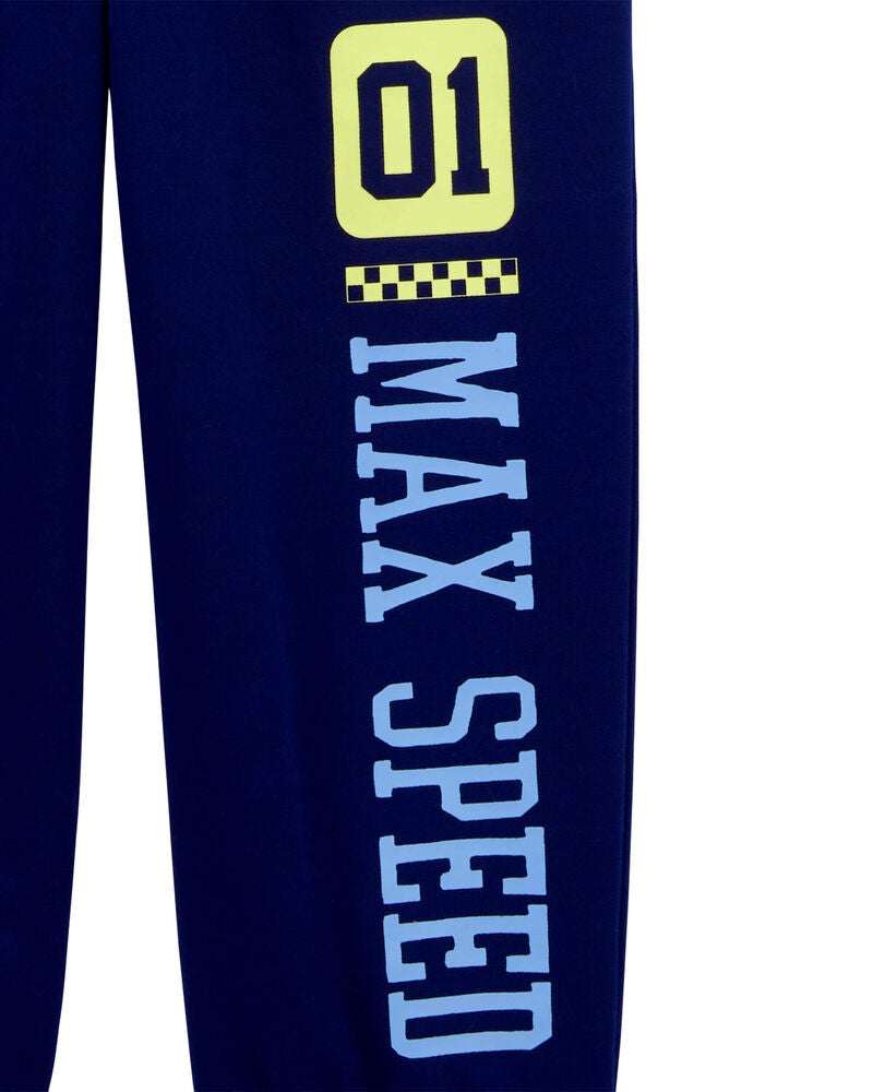 Toddler 2-Piece Racing Loose Fit Pyjamas, image 4 of 5 slides