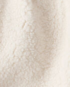 Baby Girl 3-Piece Bear Print Sleeveless Jacket, Bodysuit & Pant Set - White, image 4 of 5 slides