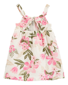 Bébé Robe sans manches à fleurs, image 2 sur 4 diapositives
