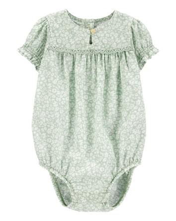 Baby Floral Eyelet Bodysuit, 