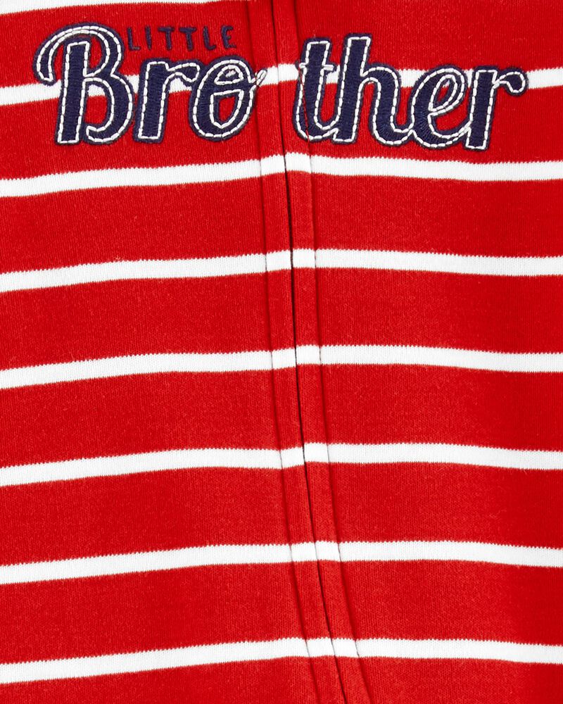 Baby Brother 2-Way Zip Cotton Sleeper Pyjamas, image 2 of 4 slides