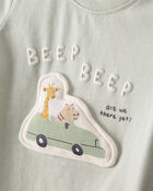 Baby Critter Road Trip Graphic Tee - Green, image 2 of 4 slides