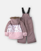 Toddler Girl 2 Piece Colourblock Snowsuit- Dove

, image 2 of 13 slides
