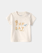 B&eacute;b&eacute; - T-shirts &agrave; imprim&eacute; &laquo;Fun Day At Sea&raquo; - Ivoire, image 1 sur 3 diapositives