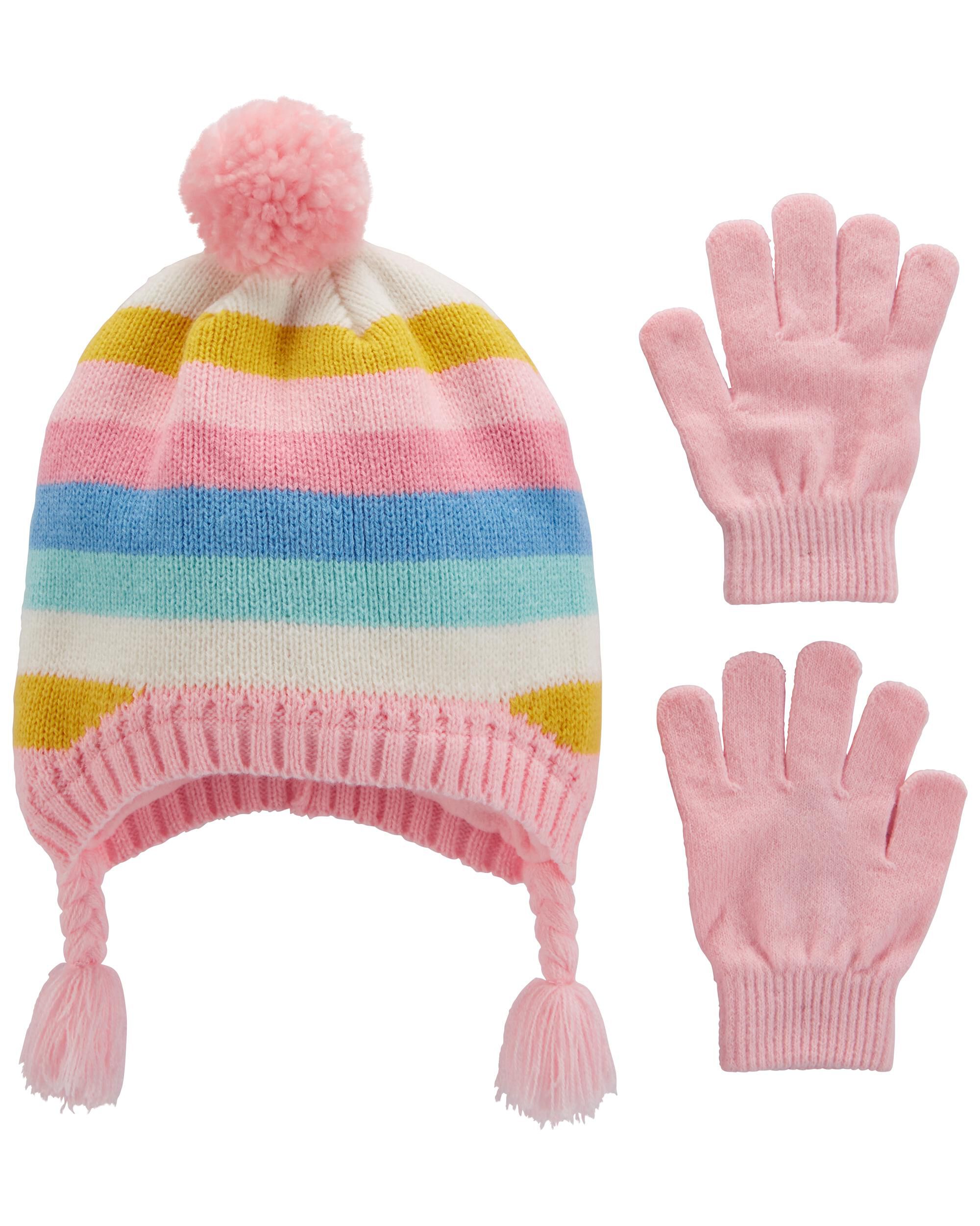 Carters hat and mitten set sales