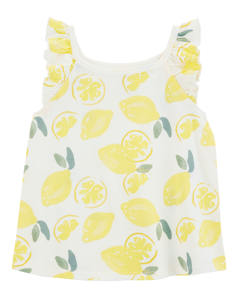 Toddler Lemon Vintage Muscle Tank, image 1 of 3 slides