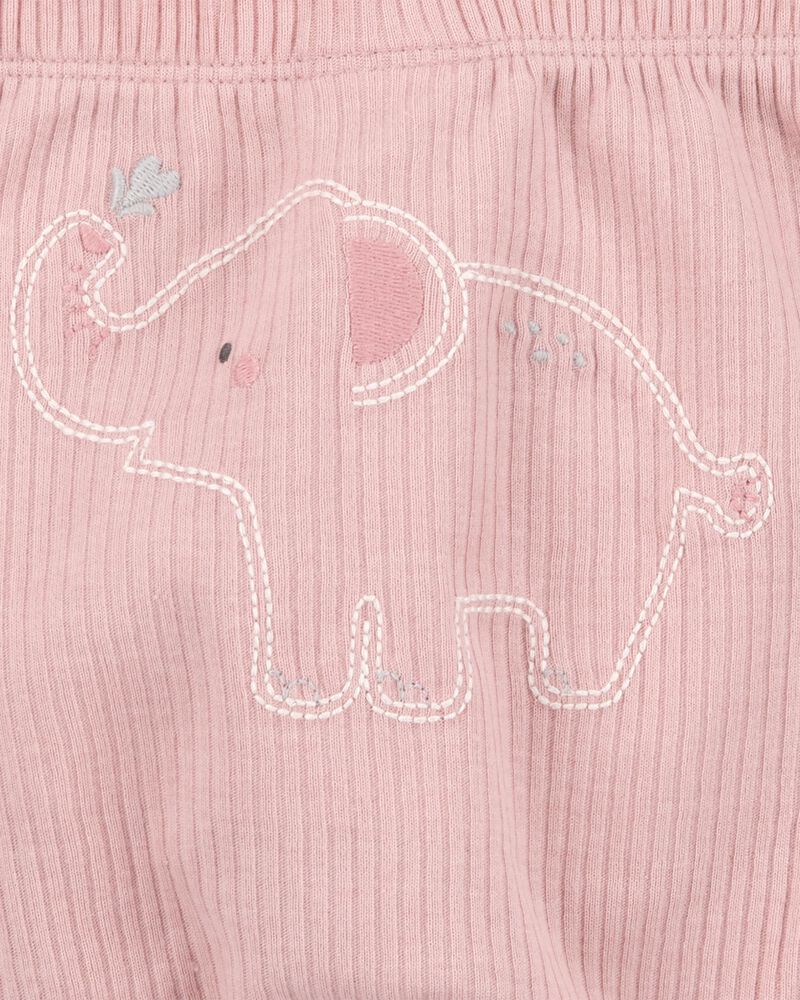 Bébé Ensemble 3 pièces Little Character® à éléphant - Rose, image 3 sur 4 diapositives