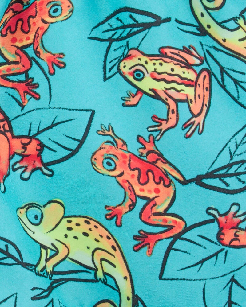 Toddler Iguana Swim Trunks, image 3 of 4 slides