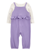 Bébé Ensemble 2 pièces t-shirt à manches longues et salopette, image 2 sur 6 diapositives