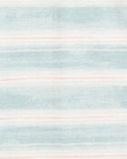 Kid Striped Ribbed Tank Top - Green, image 2 of 3 slides