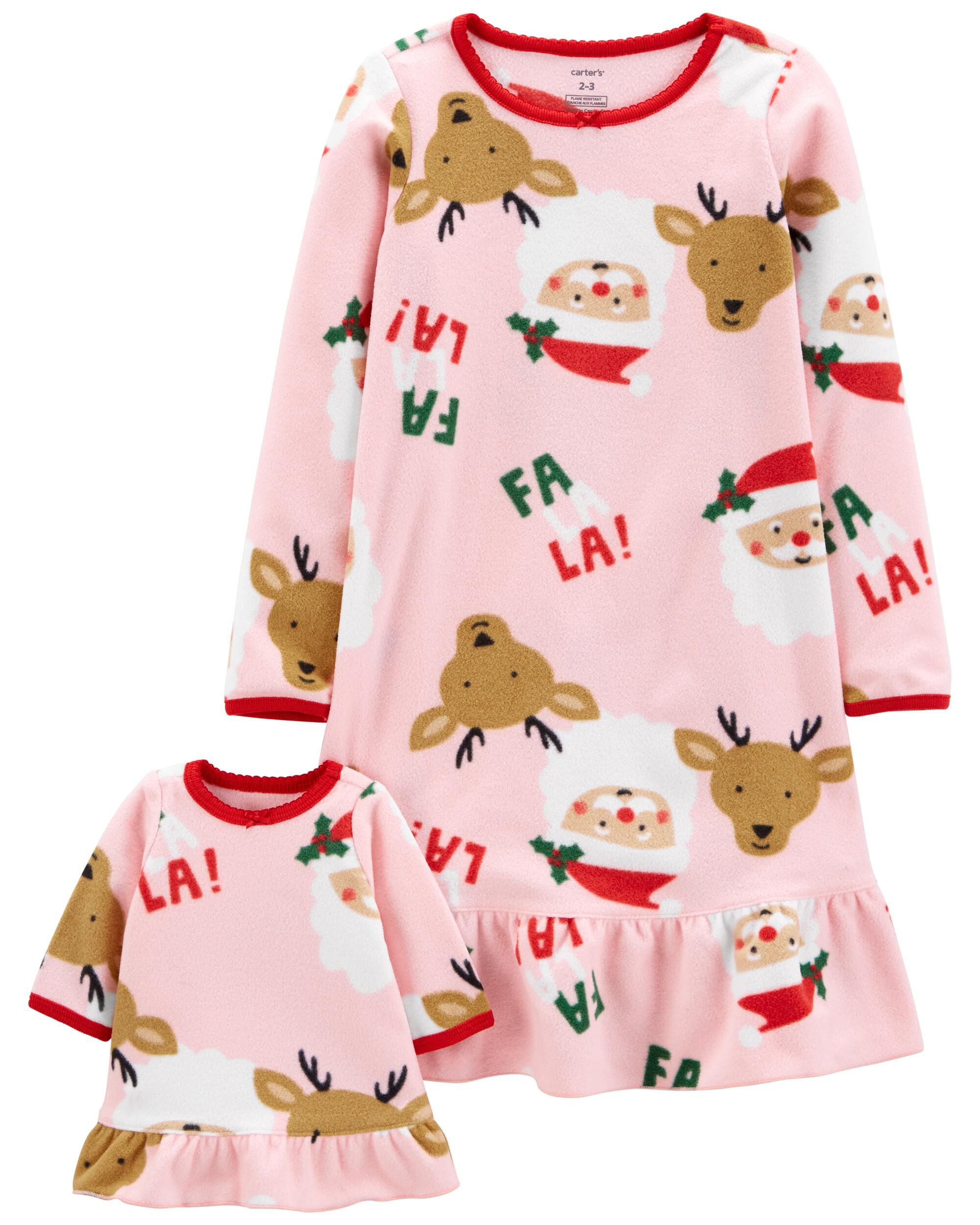 Carters nightgown and cheap doll set