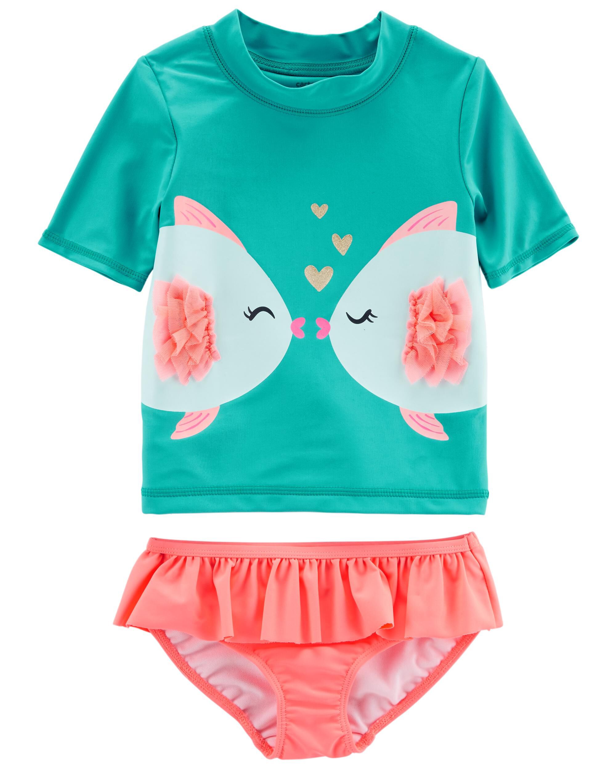 4t 3t 28 00 Sizes Carter S Toddler Girls 2 Piece Blue Top