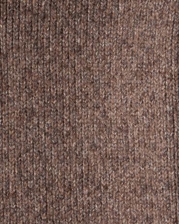 Toddler Boy Long-Sleeve Hooded Sweater - Brown, 