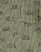 Baby 2-Piece Construction Outfit Set - Olive, image 2 of 3 slides