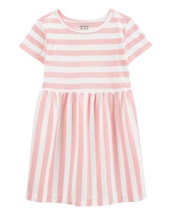 Toddler Striped Short-Sleeve Dress, 