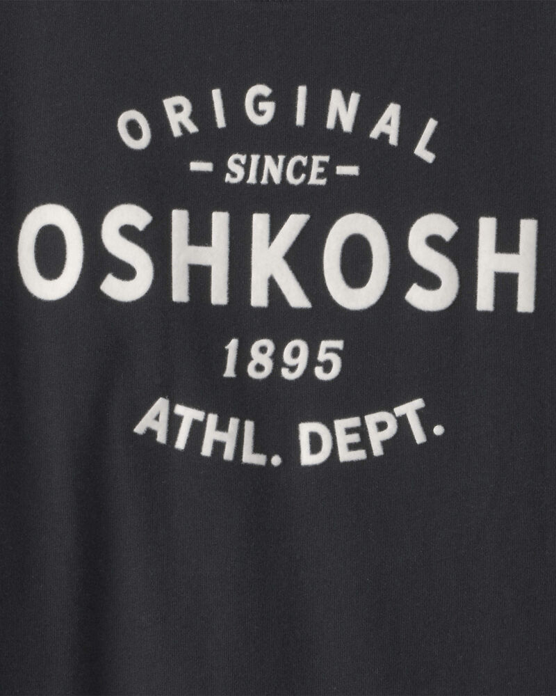 Gar&ccedil;ons - T-shirt &agrave; manches courtes &agrave; imprim&eacute; logo OskKosh - Noir, image 3 sur 3 diapositives