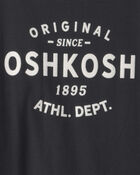 Gar&ccedil;ons - T-shirt &agrave; manches courtes &agrave; imprim&eacute; logo OskKosh - Noir, image 3 sur 3 diapositives