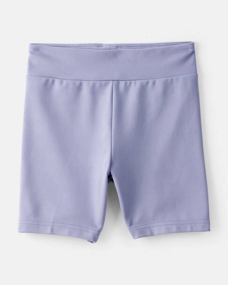 Girls Knit Bike Shorts - Blue, image 1 of 4 slides
