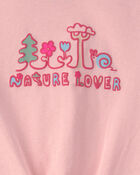 Tout-petit fille - Haut manches longues &laquo;Nature Lover&raquo; - Rose, image 3 sur 3 diapositives