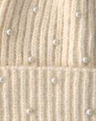 Filles - Tuque Pearly Kombi - Cr&egrave;me, image 3 sur 3 diapositives