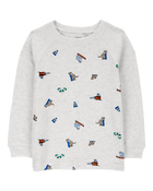 Toddler Winter Animals Thermal Graphic Tee, image 1 of 3 slides