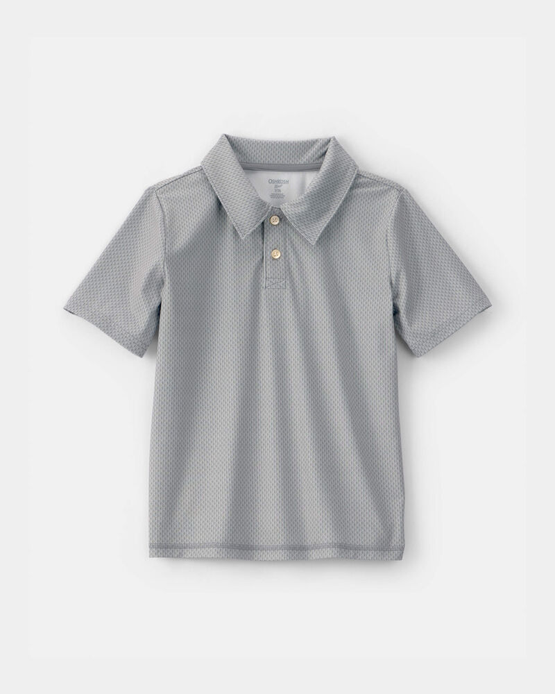 Boys Active Polo Shirt - Grey, image 1 of 3 slides