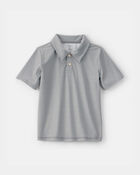 Boys Active Polo Shirt - Grey, image 1 of 3 slides