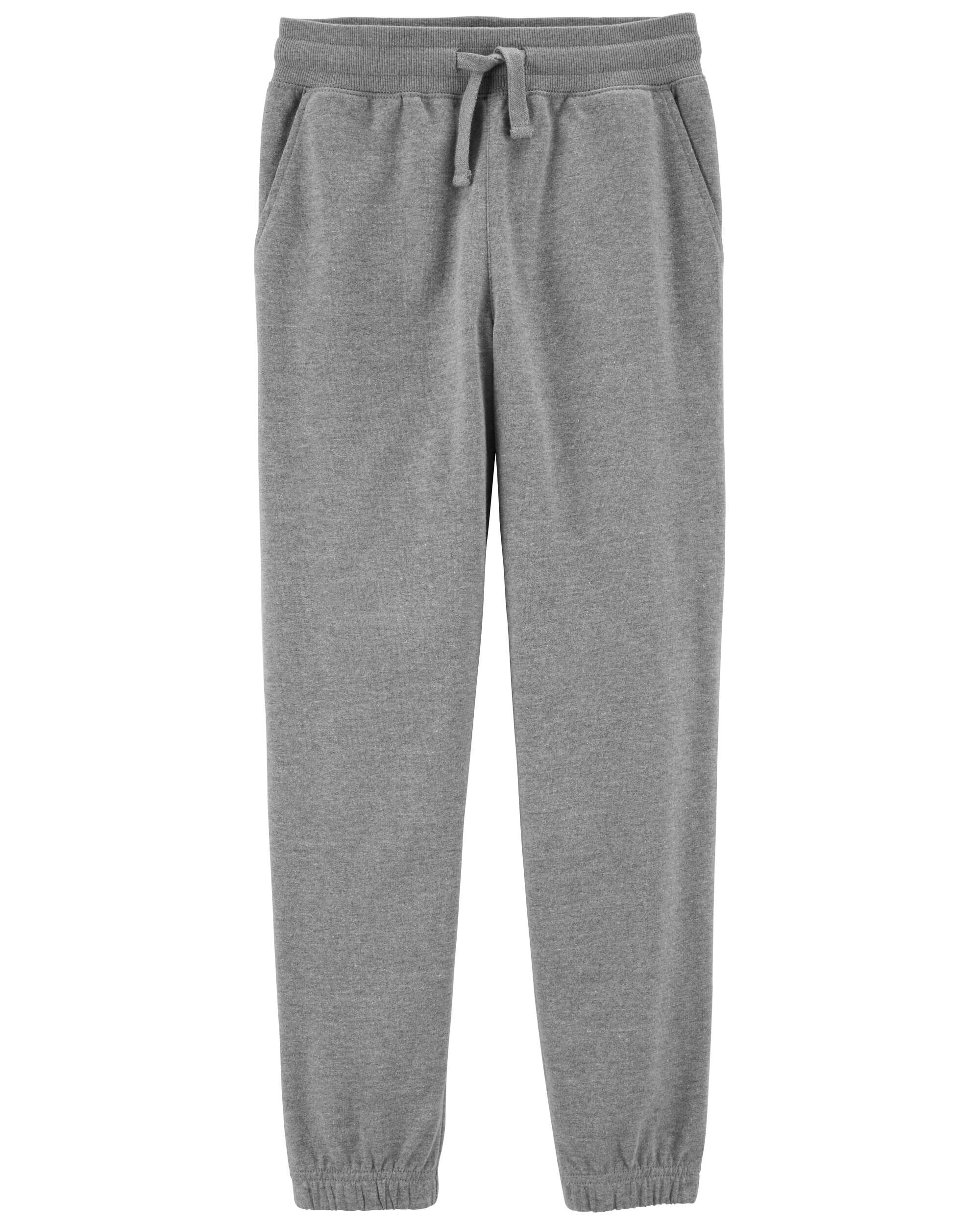 Heather Grey Relaxed Fit Pull On Joggers Carter s Oshkosh Canada