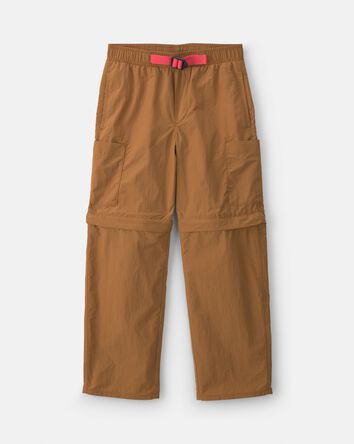 Gar&ccedil;ons - Pantalon utilitaire convertible de style cargo - Brun, 