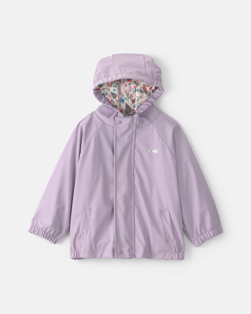 Toddler Girl Kombi London Rain Jacket - Lilac , image 1 of 4 slides