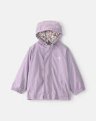 Toddler Girl Kombi London Rain Jacket - Lilac , image 1 of 4 slides