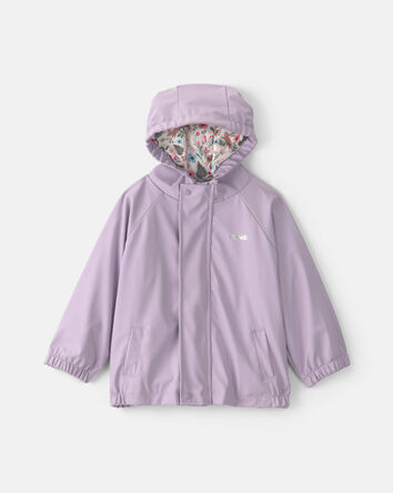 Toddler Girl Kombi London Rain Jacket - Lilac , 