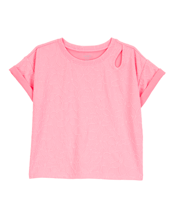 Kid Solid Short-Sleeve Tee - Pink, 