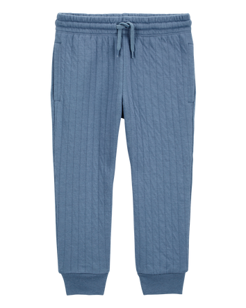 Baby Pull-On Quilted Joggers - Blue, 