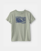 Boys 'Catch My Drift' Race Car Graphic Tee - Green, image 1 of 3 slides