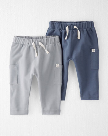 Baby 2-Pack Organic Cotton Sweatpants, 
