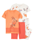 Toddler 4-Piece Beach Crab 100% Snug Fit Cotton Pyjamas, image 1 of 4 slides