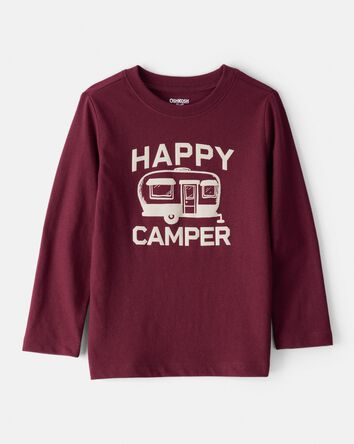 Toddler Boy Happy Camper Graphic Tee - Maroon, 