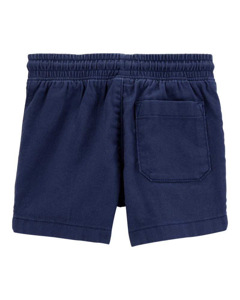 Baby Cotton Shorts - Navy, image 2 of 4 slides