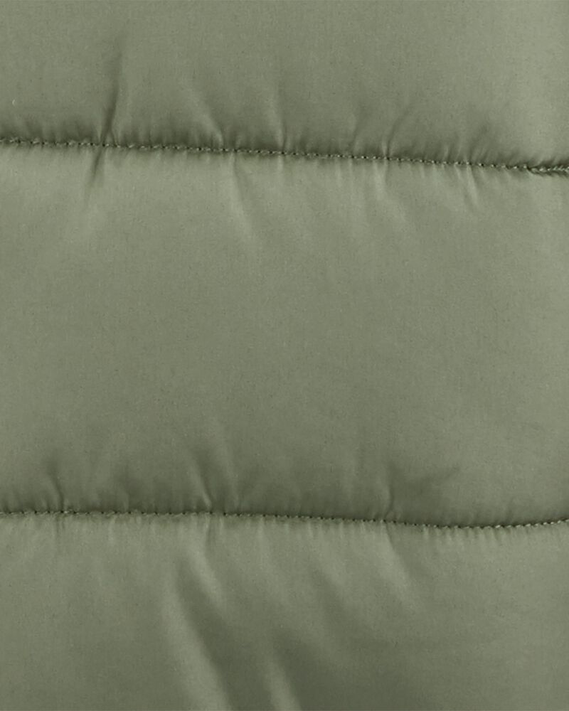 Fleece Lined Puffer Jacket, image 3 of 3 slides