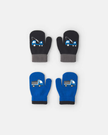 Gar&ccedil;ons - Emballage 2 paires de mini mitaines Kombi - Camion, 