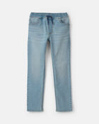 Boys Denim Straight Jeans - Light Wash, image 1 of 5 slides