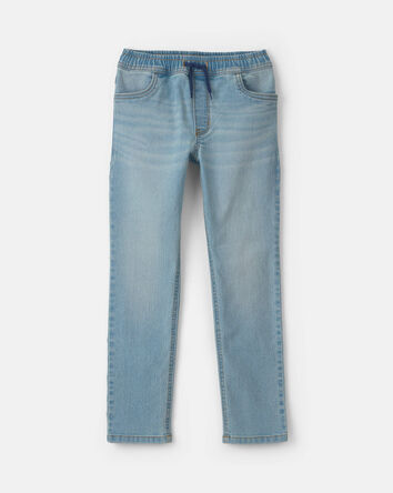 Boys Denim Straight Jeans - Light Wash, 
