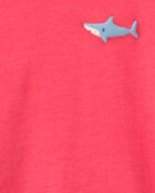 Baby Boy Shark Graphic Tee - Orange, image 3 of 4 slides