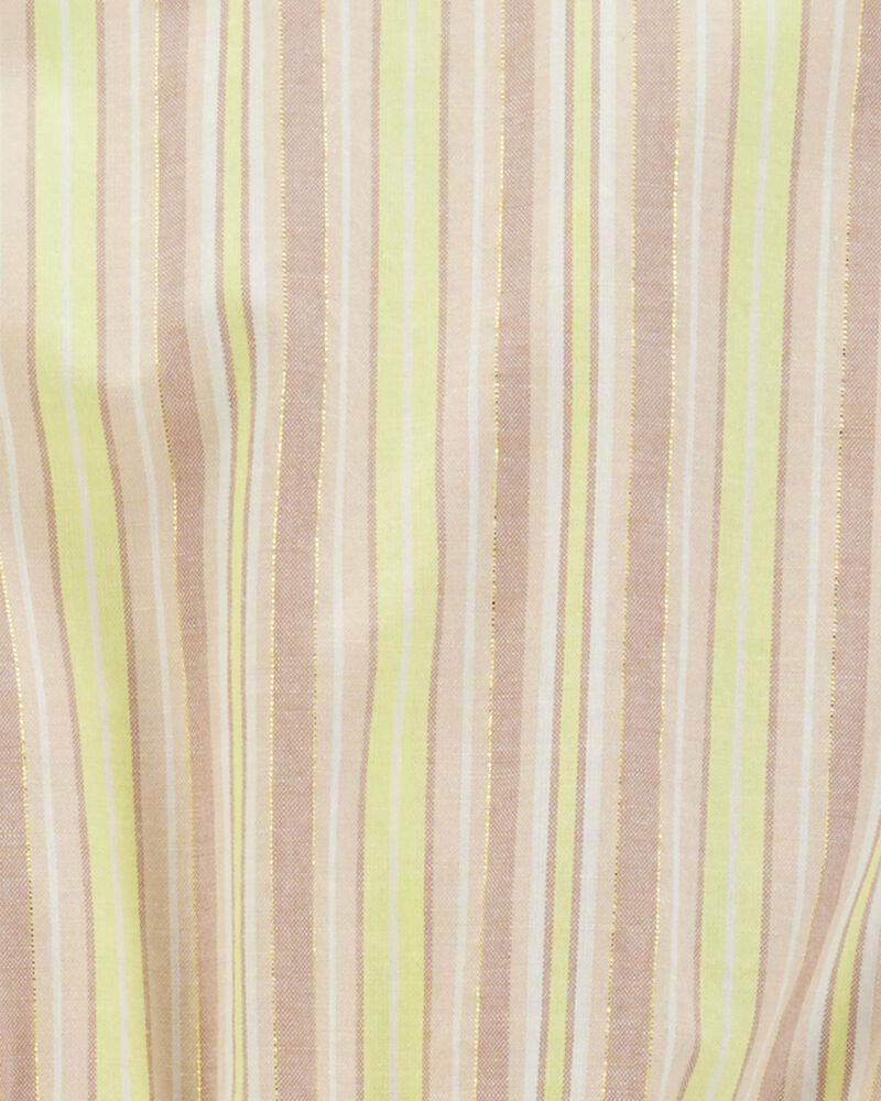 Enfant Robe tissée sans manches à rayures, image 4 sur 5 diapositives
