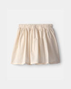 Girls Floral Embroidered Skirt - Ivory, image 2 of 4 slides