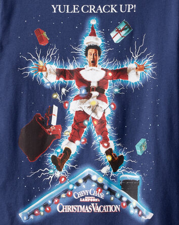 Gar&ccedil;ons - T-shirt &agrave; manches longues &agrave; imprim&eacute; de No&euml;l National Lampoon&rsquo;s - Bleu, 