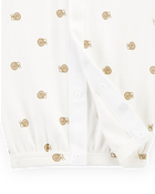 Baby Preemie Snail Cotton Sleeper Gown, image 4 of 6 slides