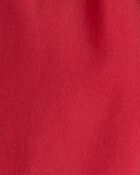 B&eacute;b&eacute; fille - Pantalon en serg&eacute; avec poches motif coeur - Rouge, image 4 sur 4 diapositives