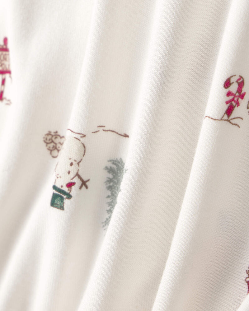 Baby 1-Piece North Pole Christmas PurelySoft&trade; Snug Fit Pyjama - Cream, image 6 of 9 slides